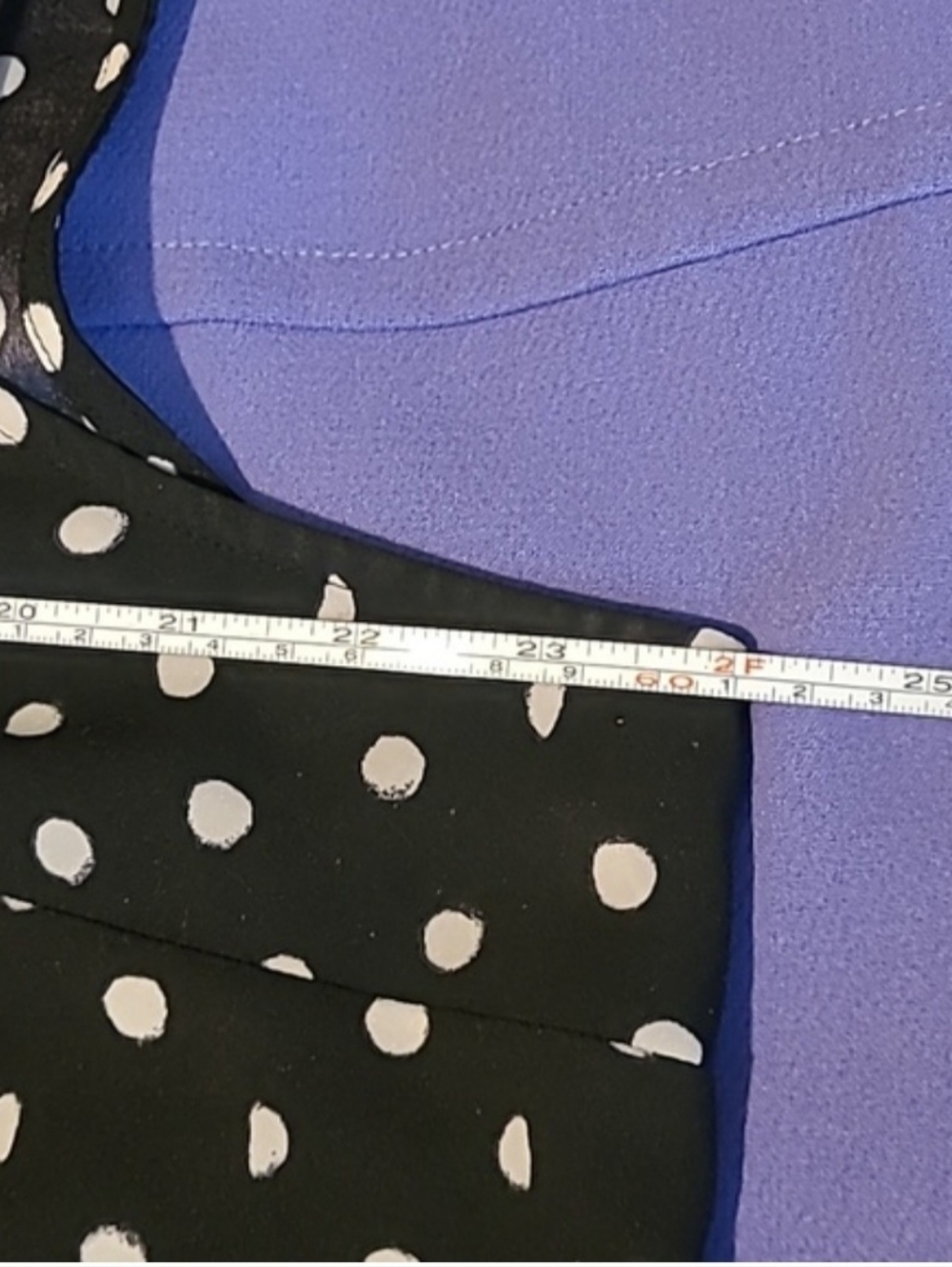 LANE BRYANT  Polka Dot Sleeveless V-Neck Blouse - Black/White Size 18 - Picture 4 of 5